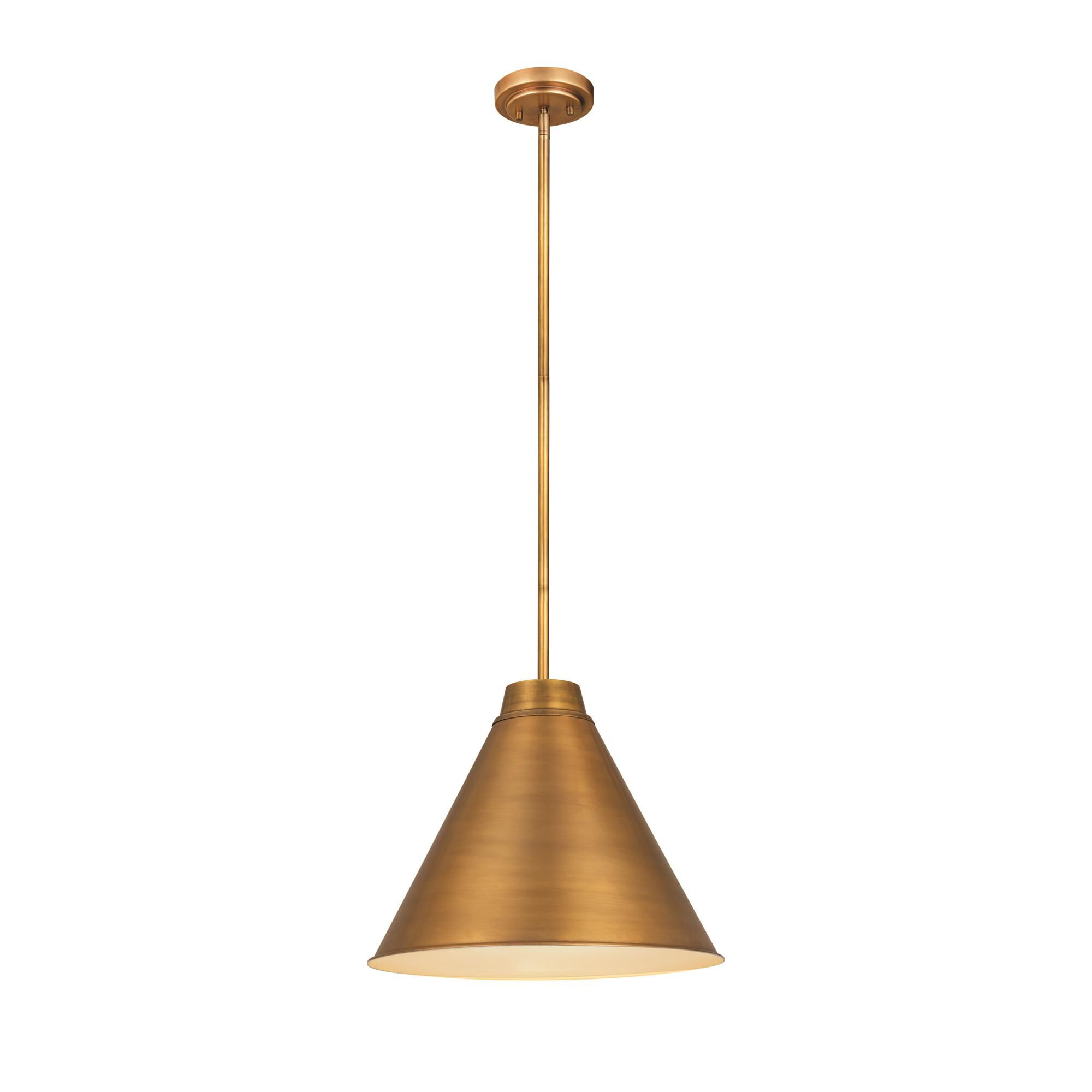 Shown in Rubbed Brass finish and Iron glass and Iron shade