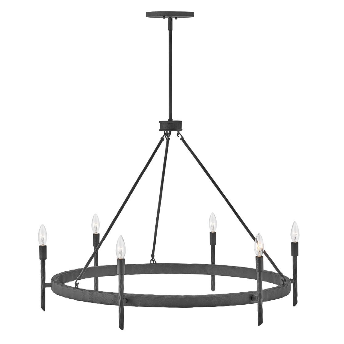 Tress 36 Inch 6 Light Chandelier by Hinkley Lighting