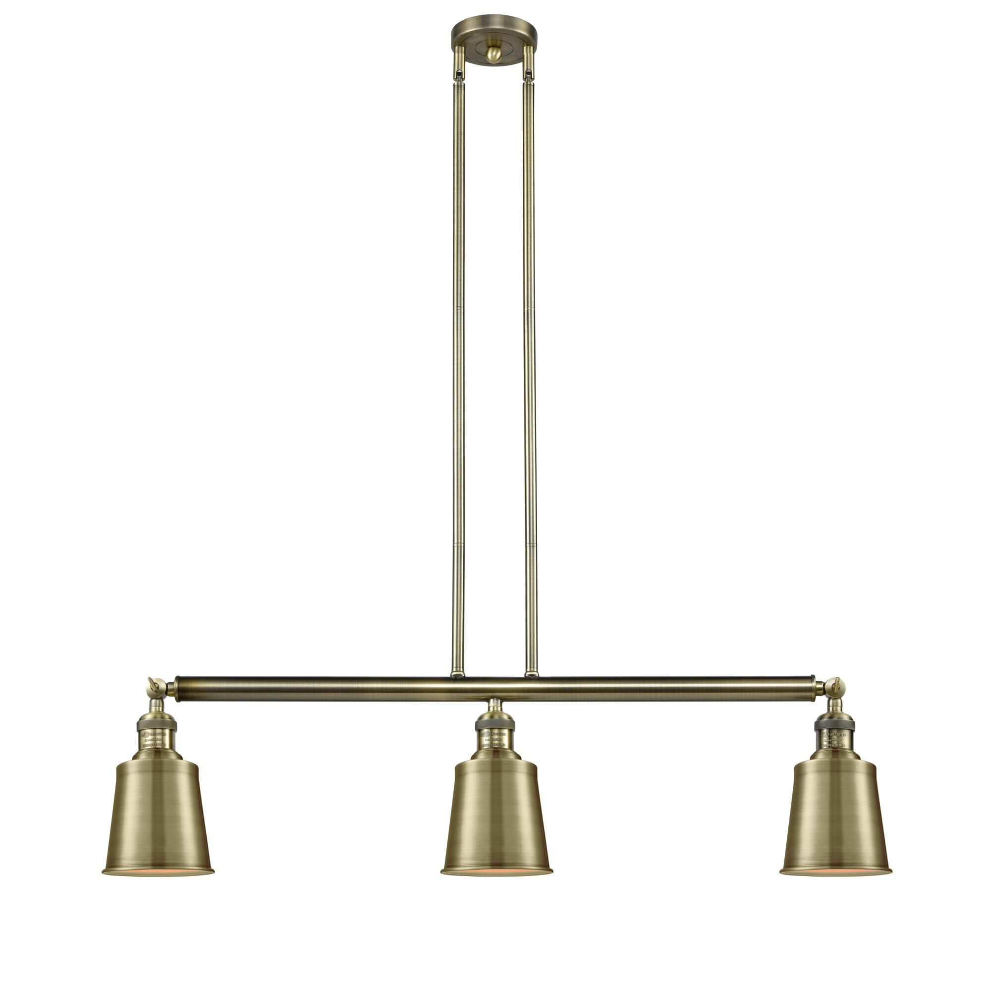 Bruno Marashlian Addison 36 Inch 3 Light Linear Suspension Light by Innovations Lighting