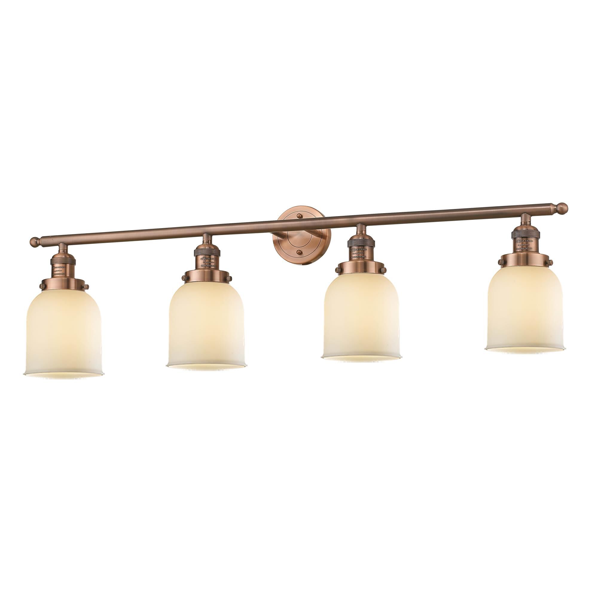 Bruno Marashlian Small Bell 42 Inch 4 Light Bath Vanity Light by Innovations Lighting