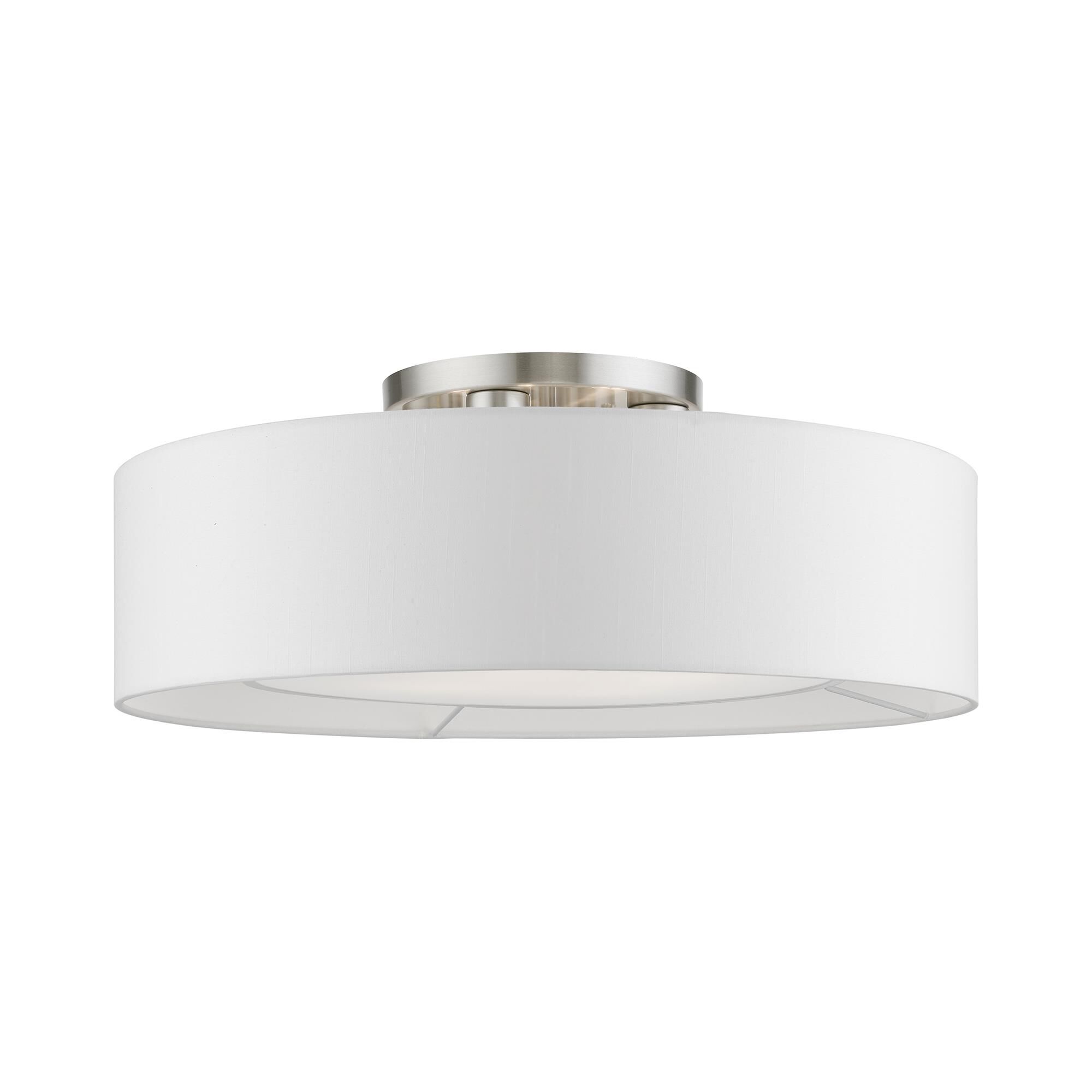 Gilmore 21 Inch 4 Light Semi Flush Mount by Livex Lighting