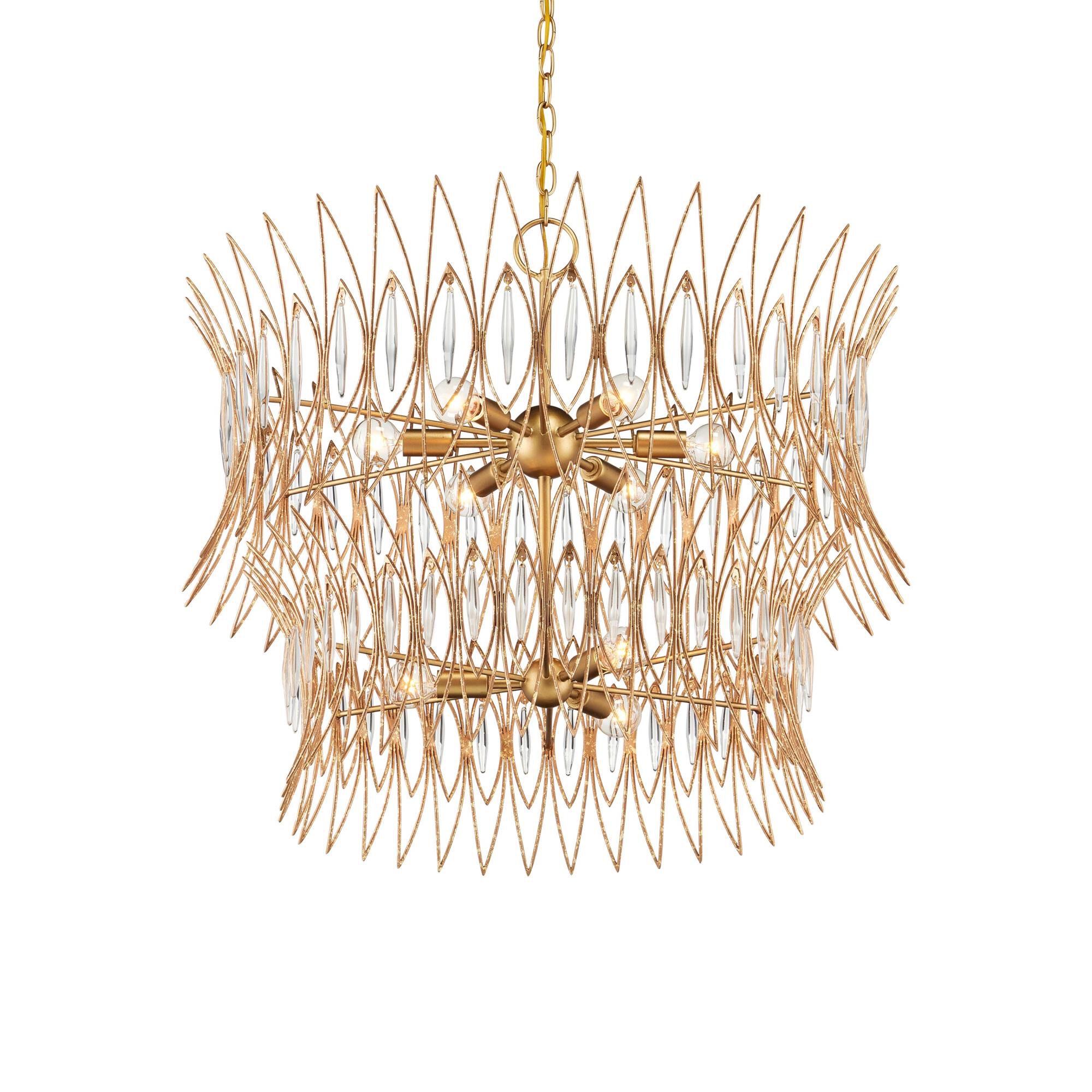 Marquise 30 Inch Chandelier by Currey and Company