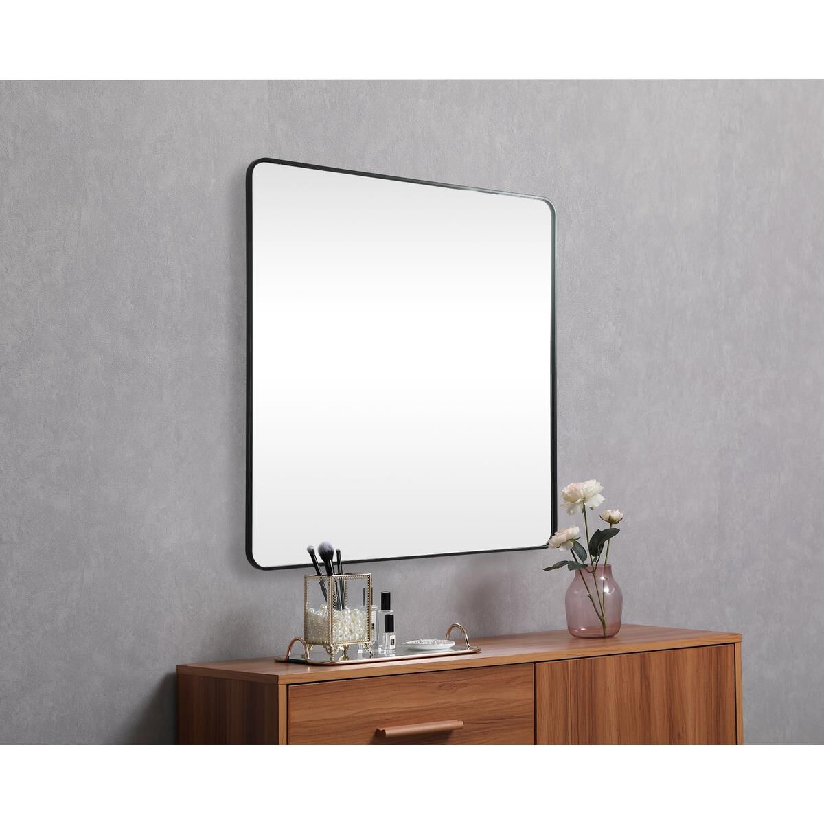 Evermore 48 Inch Bathroom Mirror by Elegant Decor