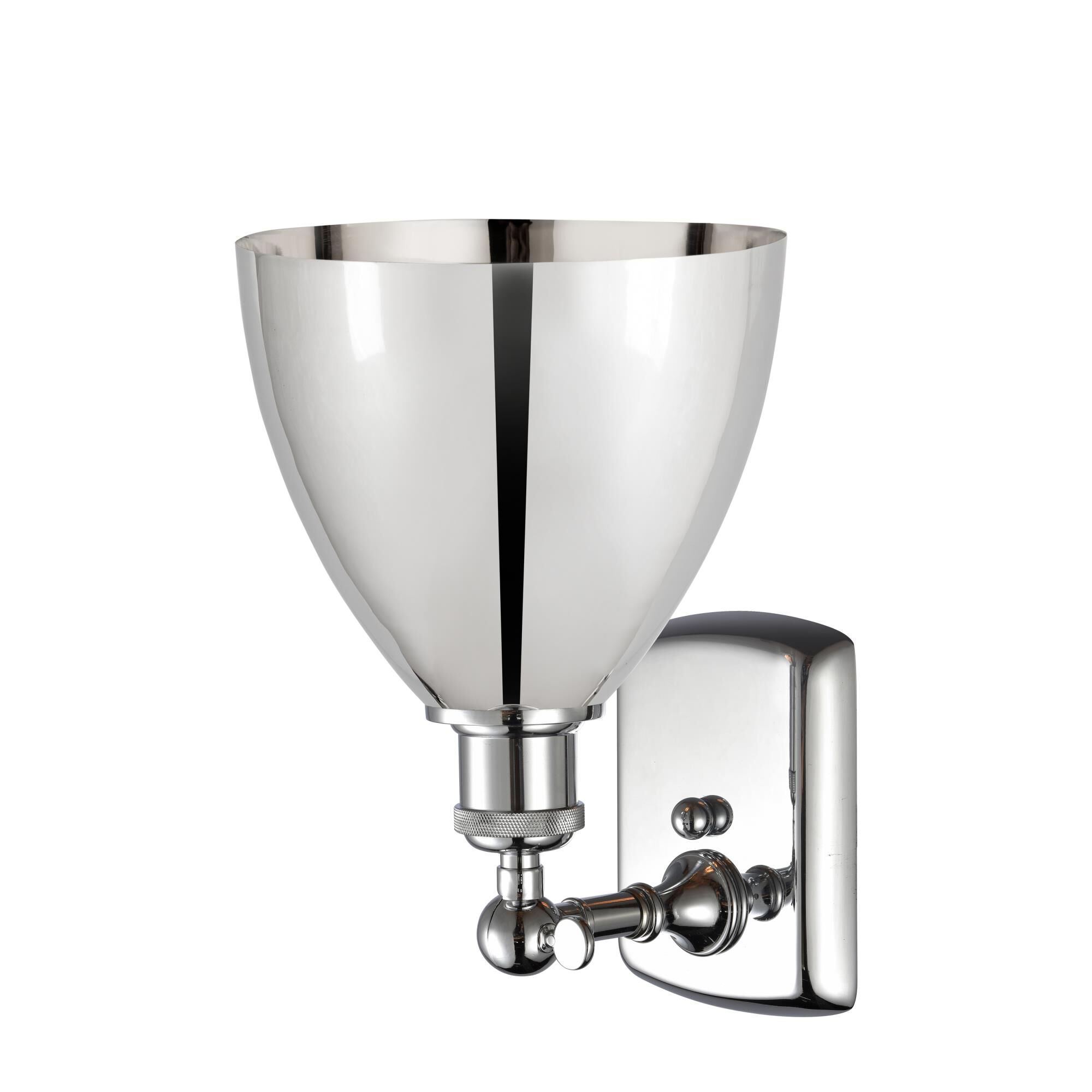 Shown in Polished Chrome finish and Polished Chrome Ballston Dome shade