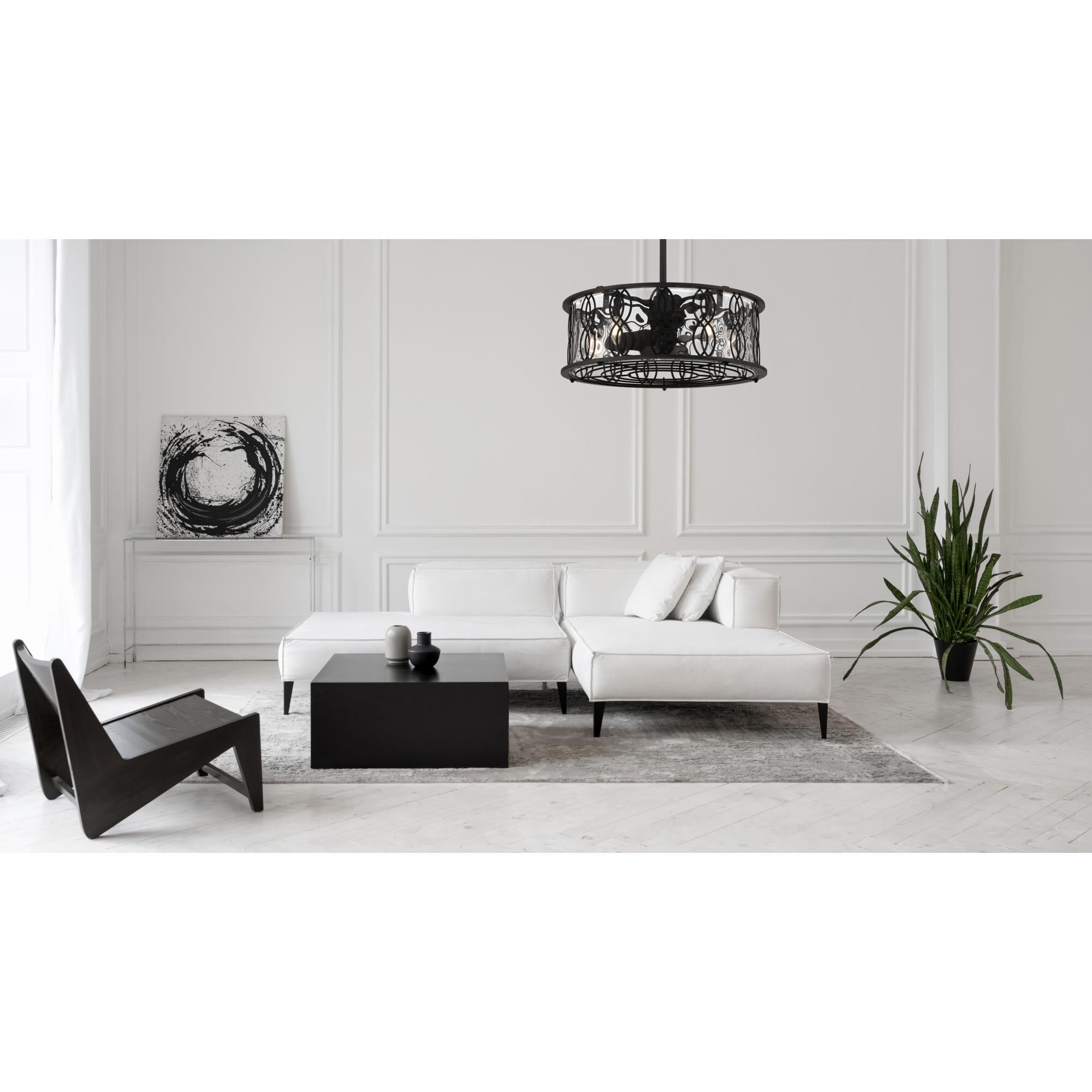 Shown in Matte Black finish and Glacier glass