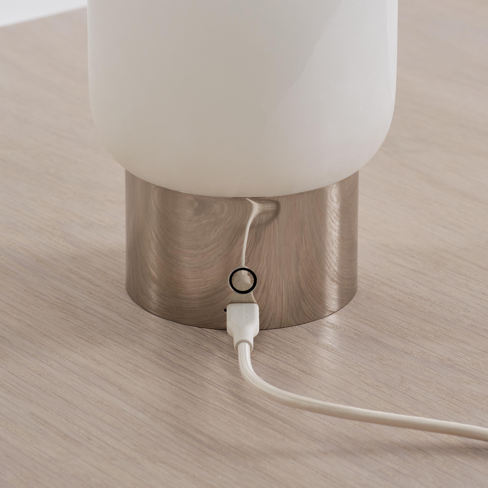 Shown in Polished Nickel finish and Alabaster shade