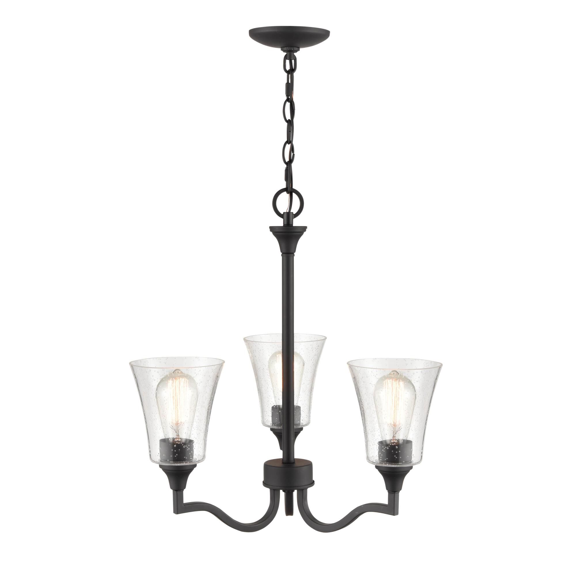 Caily 21 Inch 3 Light Mini Chandelier by Millennium Lighting