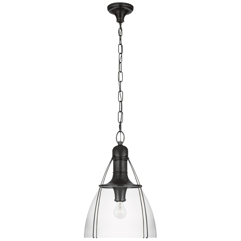 Visual Comfort Signature Collection Chapman & Myers Prestwick 18 Inch Large Pendant