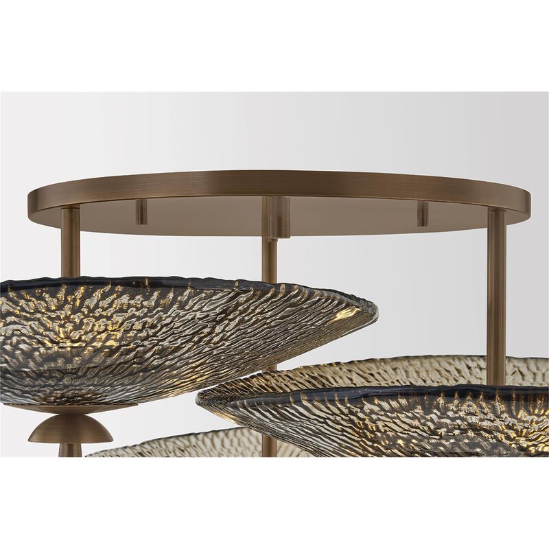 Moniomi Alba 36 Inch 9 Light Semi Flush Mount by Corbett Lighting