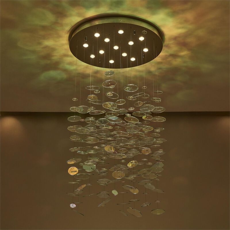 Spettro 36 Inch 13 Light Multi Light Pendant by Kalco