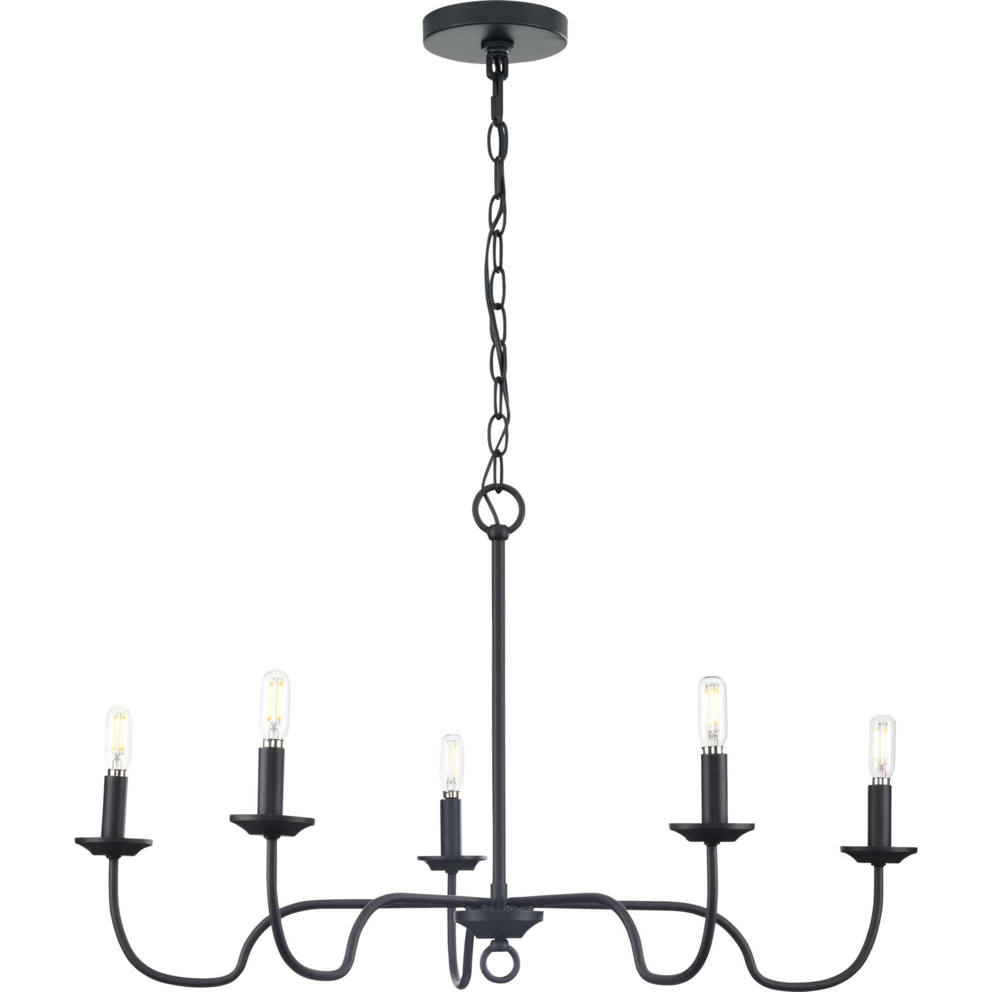 Canebrake 30 Inch 5 Light Chandelier by Progress Lighting