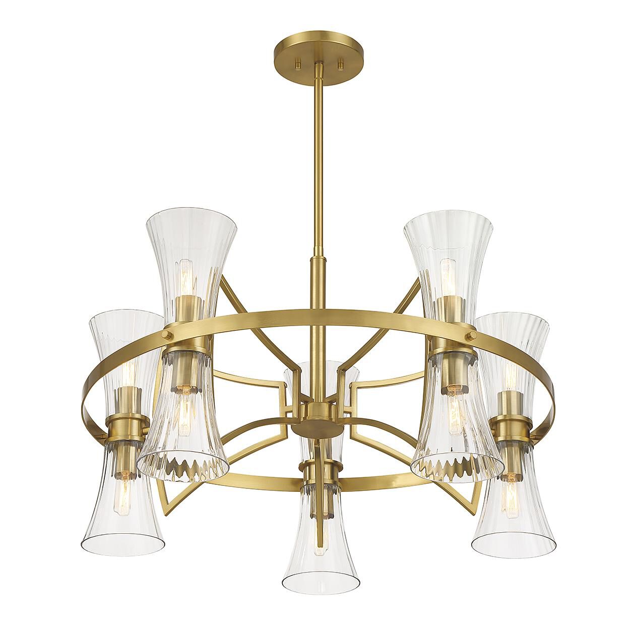 Bennington 30 Inch 10 Light Chandelier by Savoy House