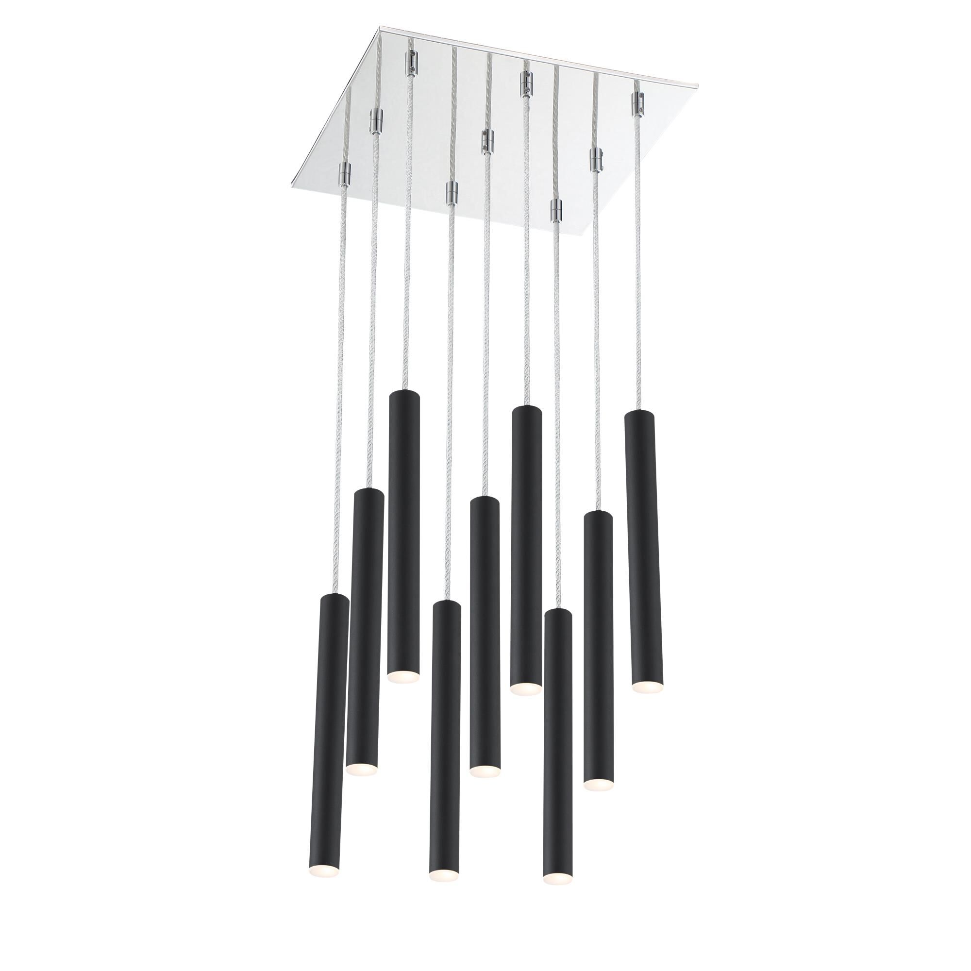 Forest 14 Inch 9 Light LED Linear Suspension Light by Z-Lite