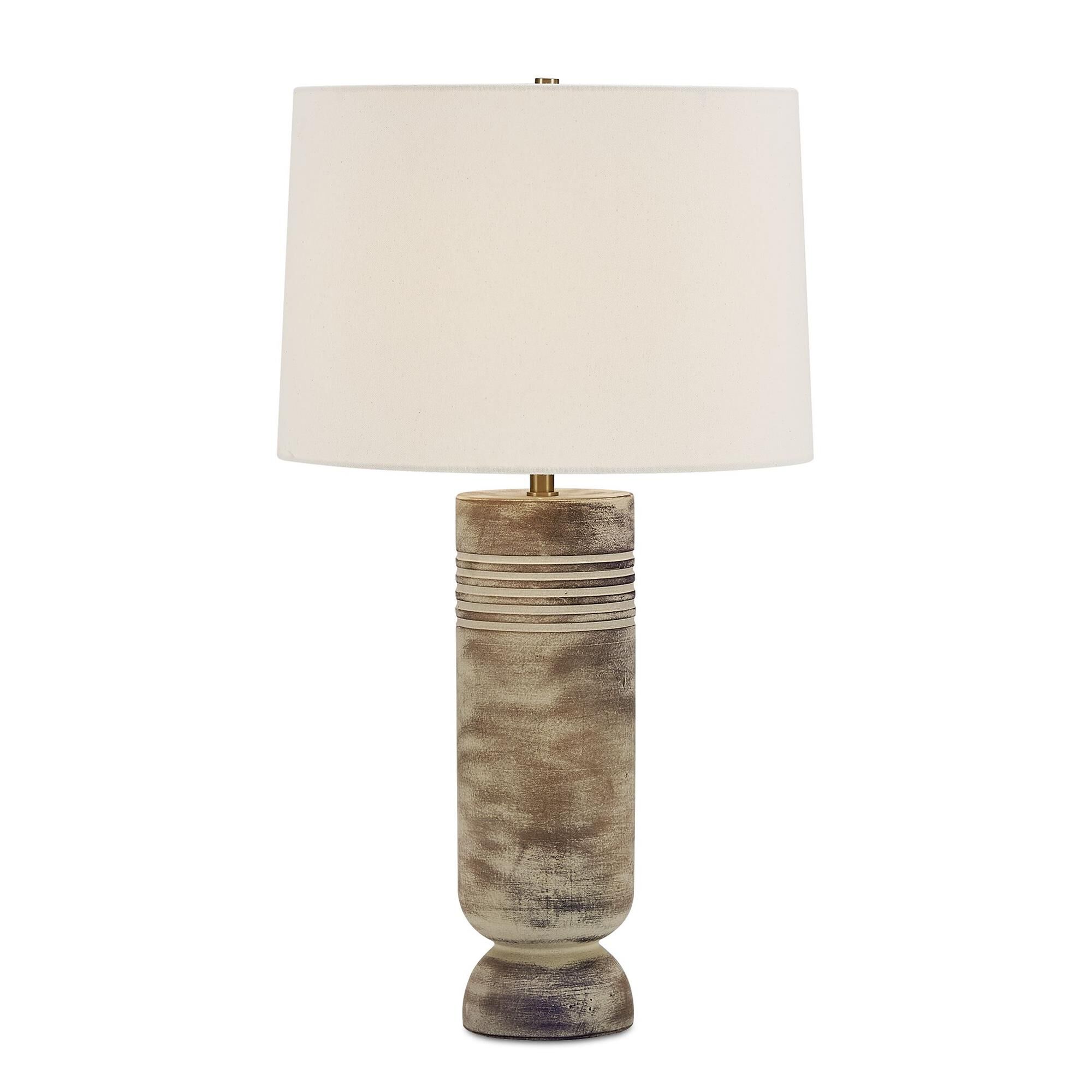 Shown in Brown finish and Round with Liner shade