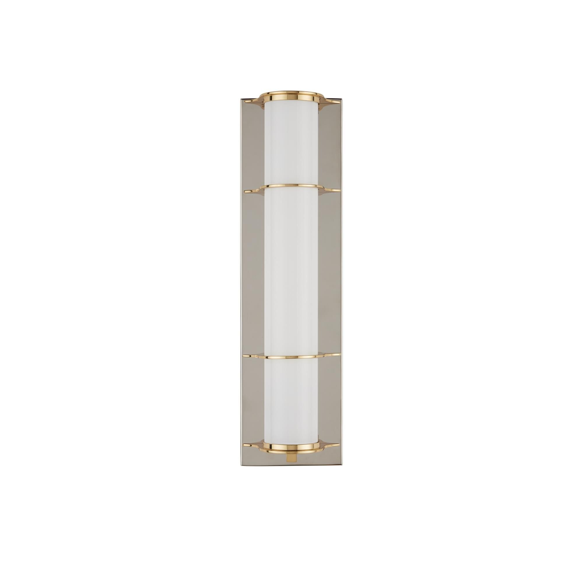 Shown in Polished Nickel, Polished Brass, White finish