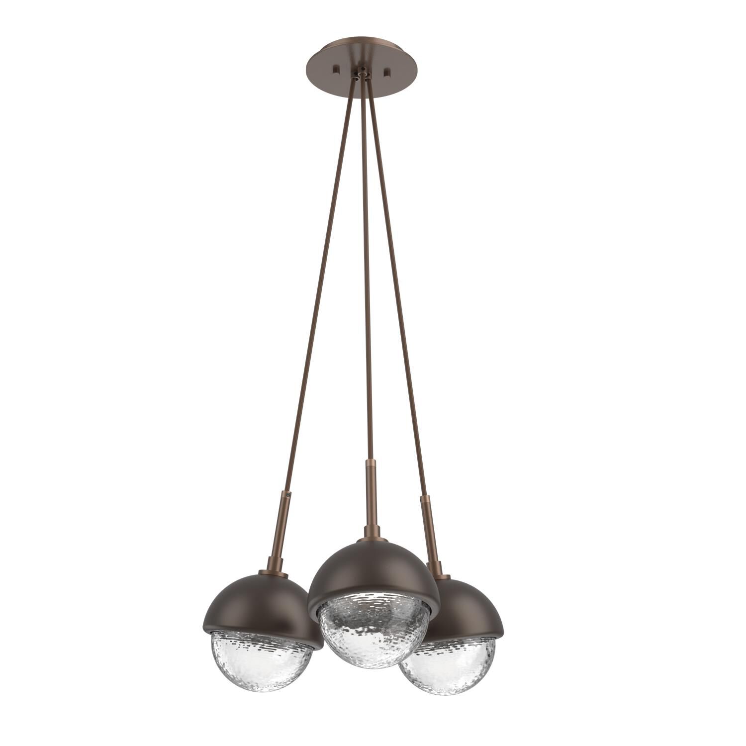 Levi Wilson Cabochon 13 Inch Multi Pendant Light by Hammerton Studio