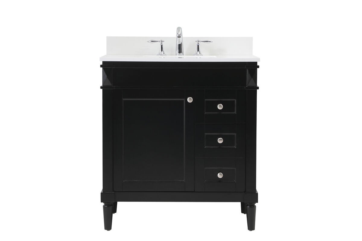 Shown in Black finish
