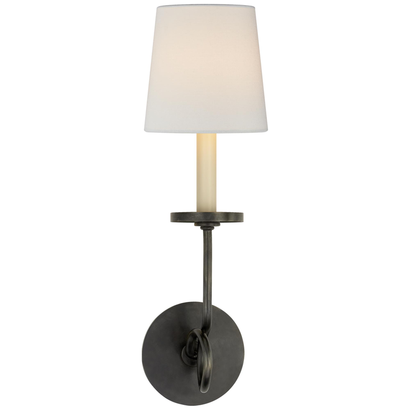 Visual Comfort Signature Collection Chapman & Myers Symmetric Twist 16 Inch Wall Sconce