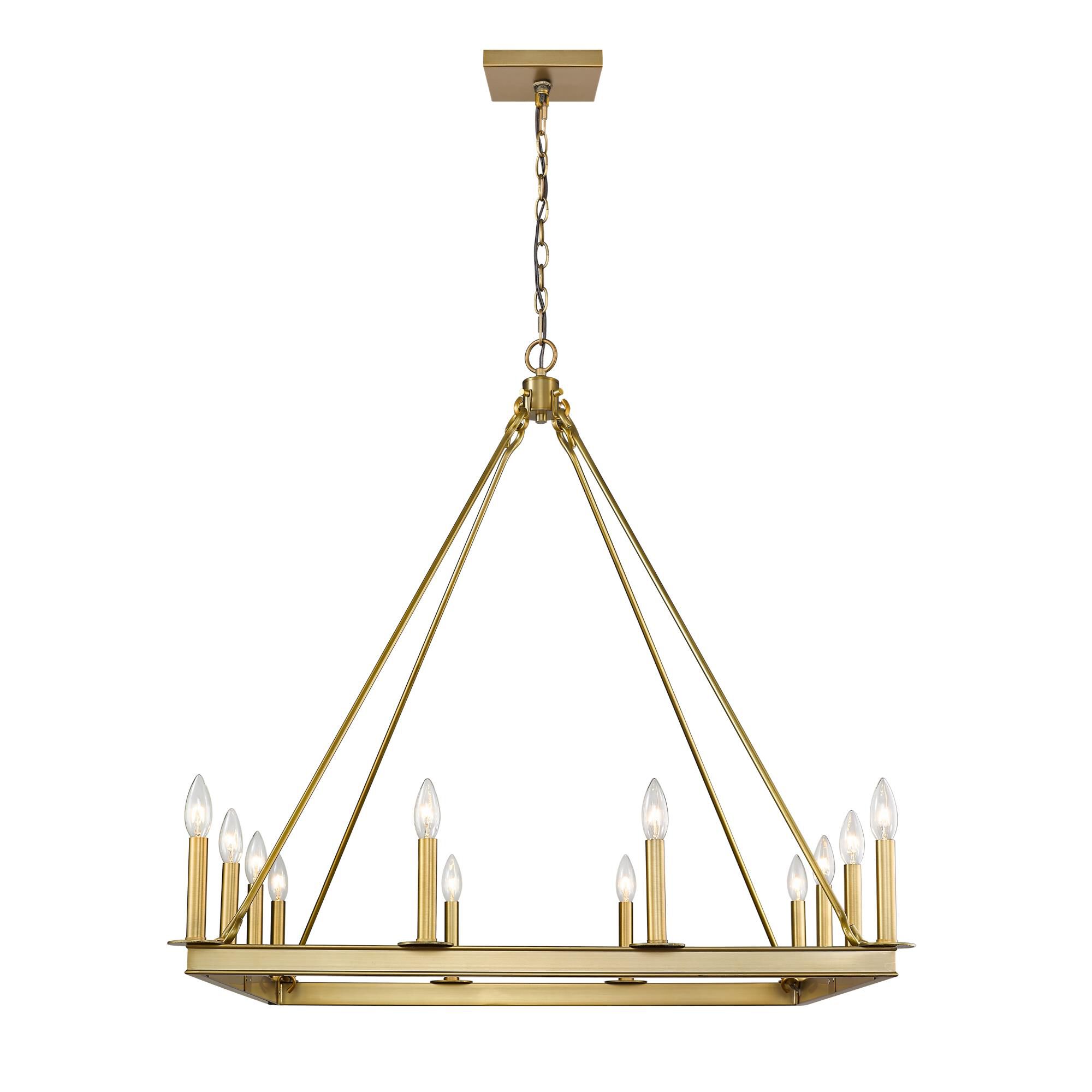 Barclay 34 Inch 12 Light Chandelier by Z-Lite