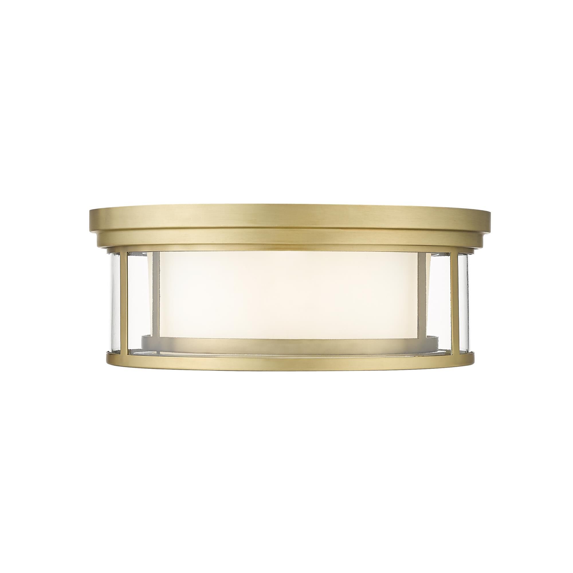 Shown in Olde Brass finish and Glass shade