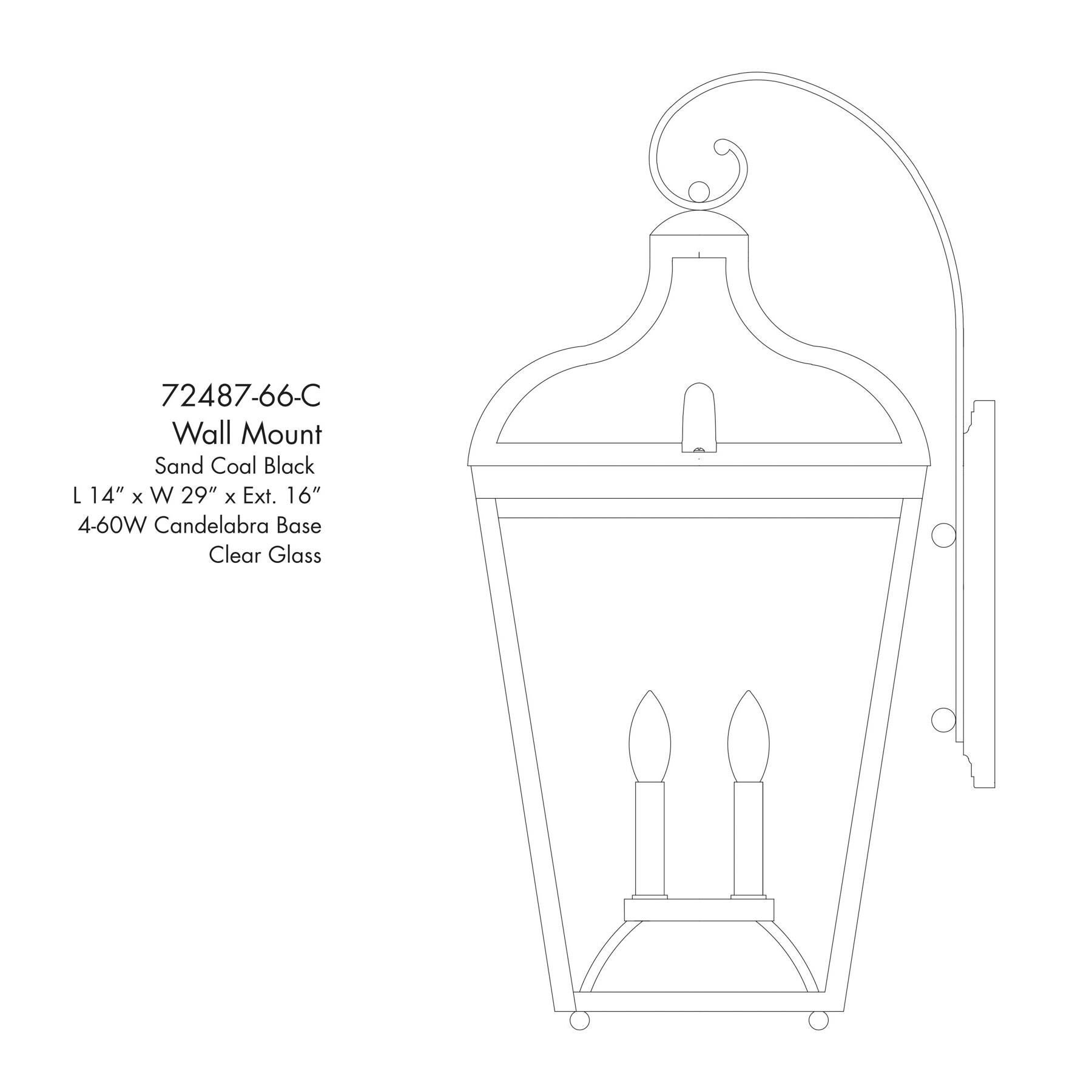 Marque 29 Inch Outdoor Wall Light by Minka Lavery