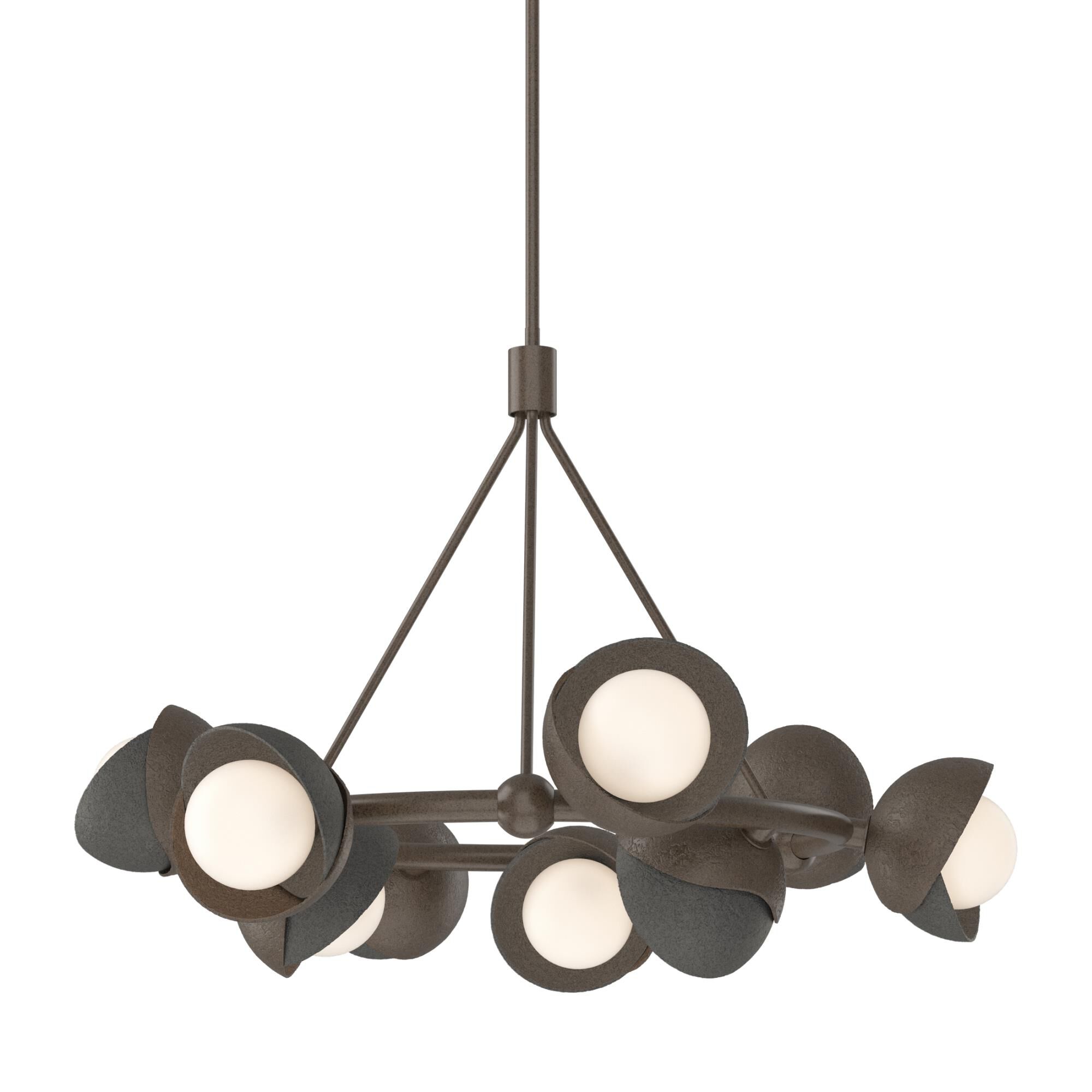 Shown in Bronze finish and Opal glass and Opal Glass shade