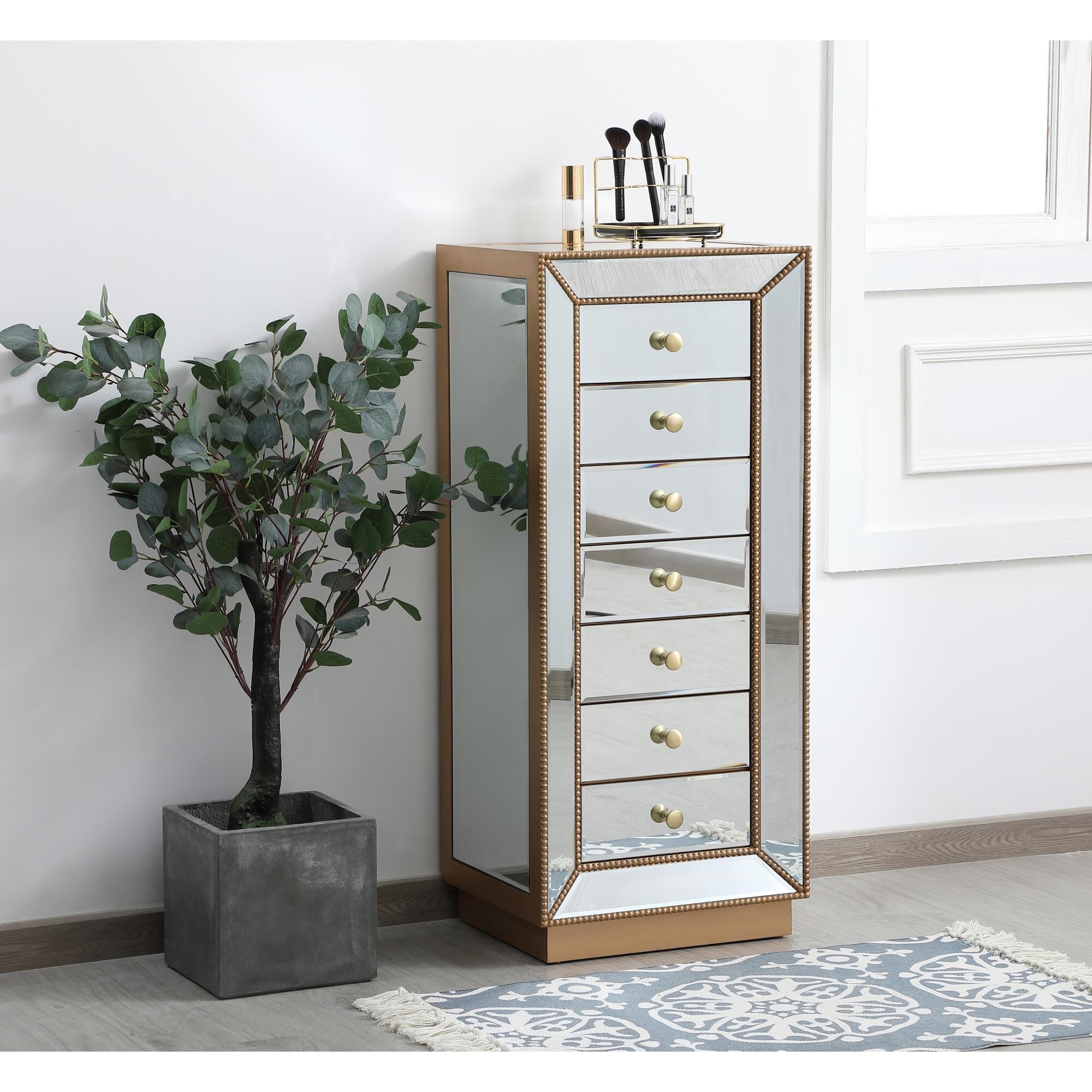 Shown in Antique Gold finish