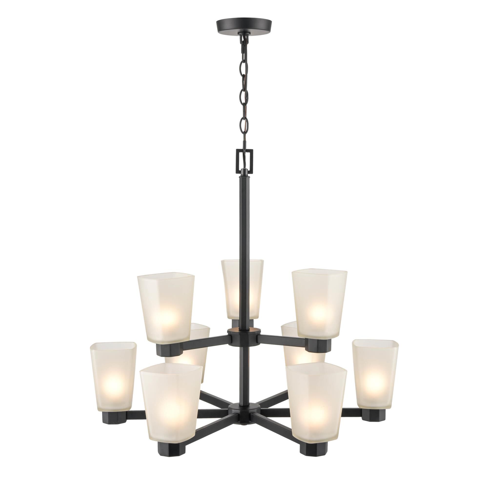 Coley 27 Inch 9 Light Chandelier by Millennium Lighting
