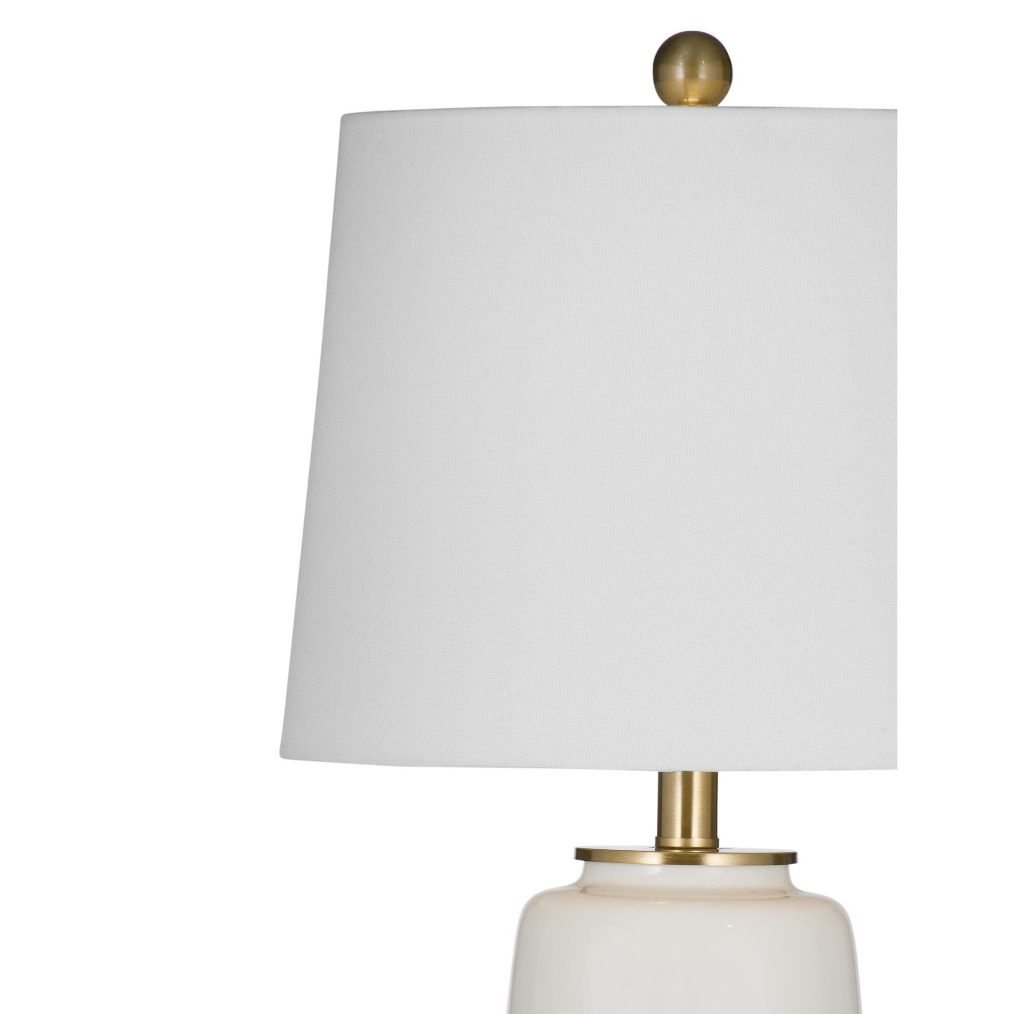 Cream 24 Inch Table Lamp by Bassett Mirror Company - Clearance