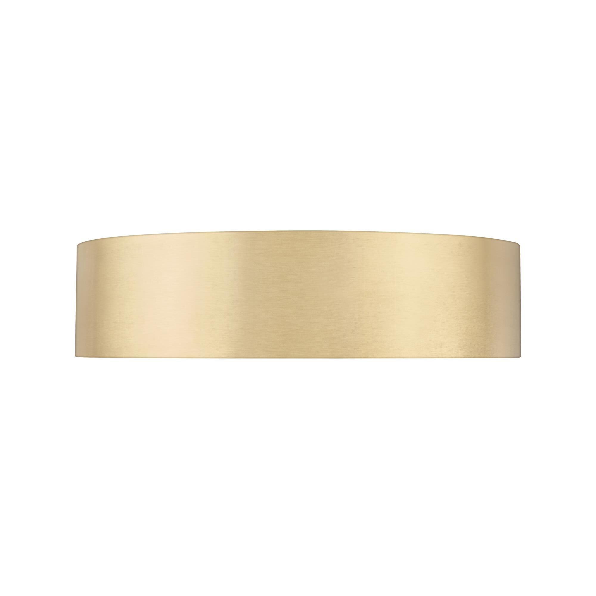 Shown in Modern Gold finish and Frosted glass and Frosted shade