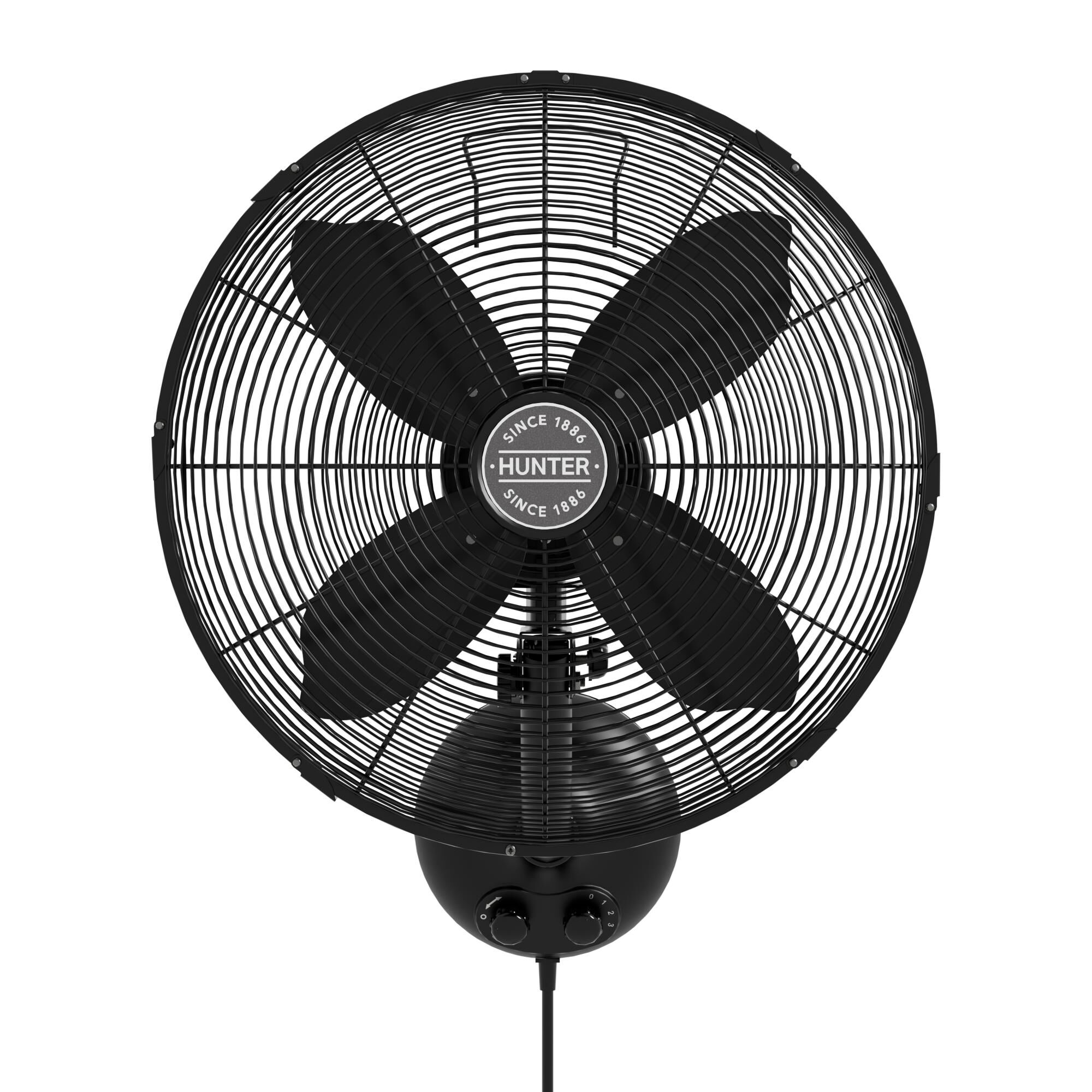 Oscillating 16 Inch Wall Mounted Fan