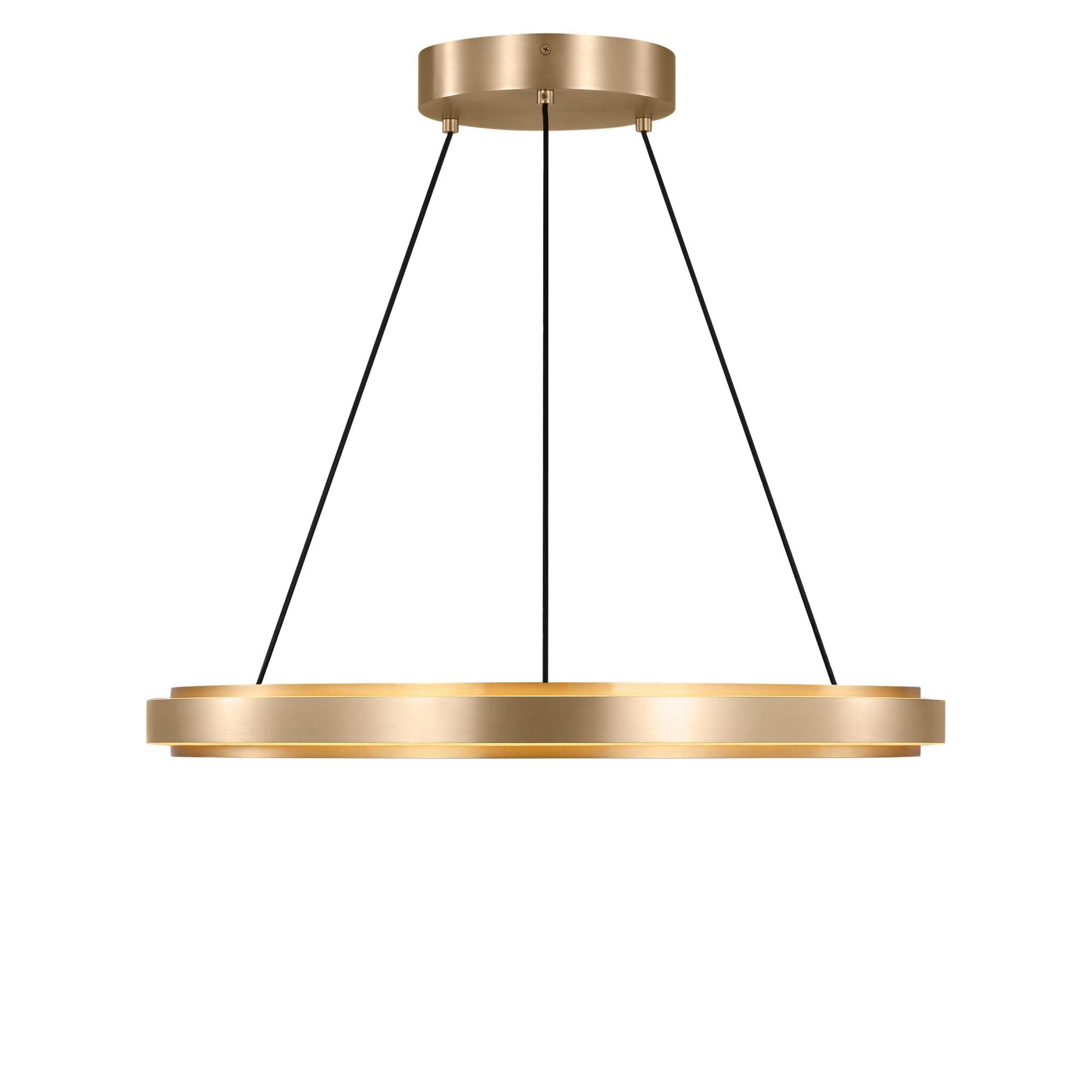 Shown in Satin Brass finish and Silicone Diffuser shade