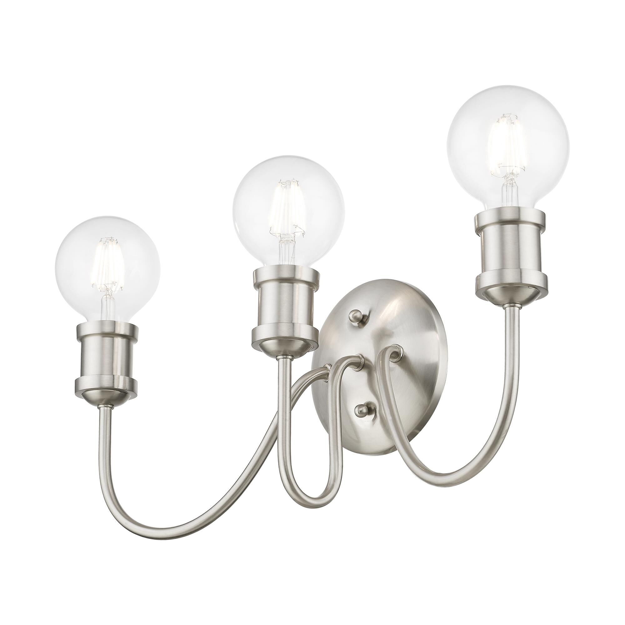 Shown in Brushed Nickel finish