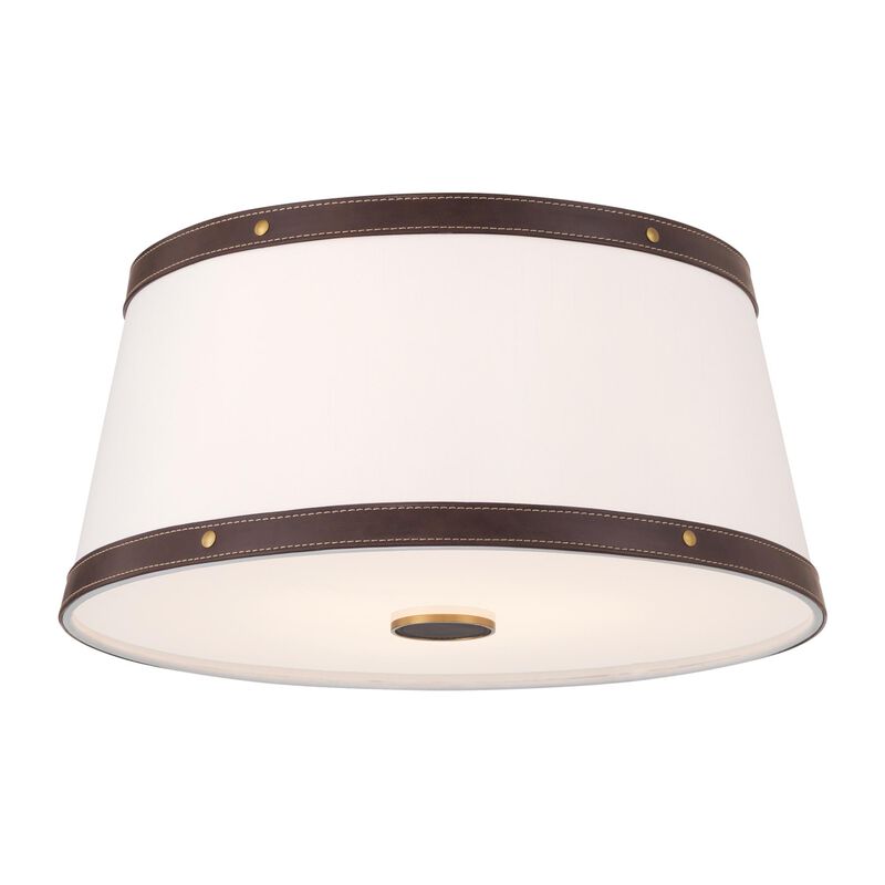 Callahan 17 Inch 3 Light Flush Mount by Crystorama