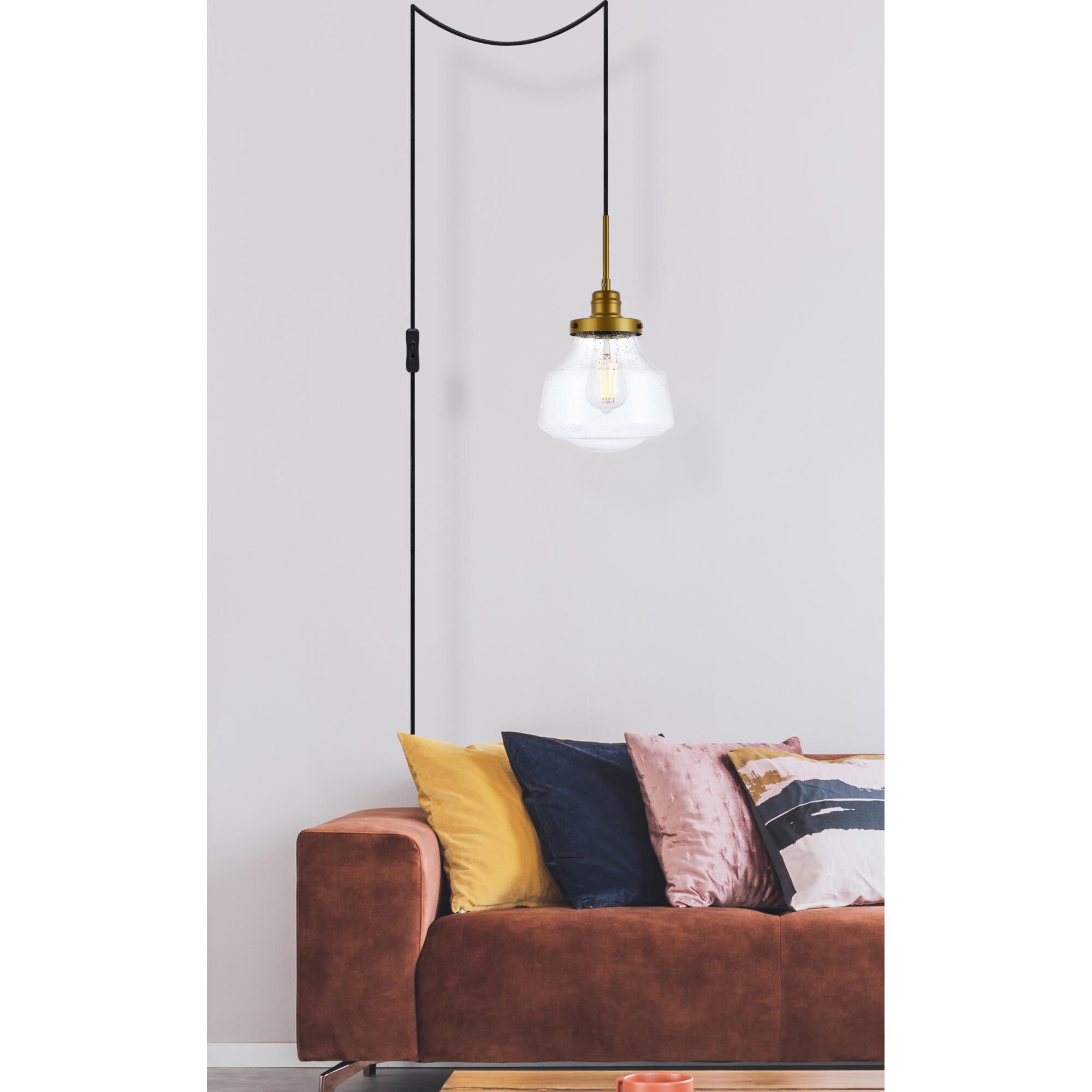 Elegant Lighting Lye 8 Inch Mini Pendant