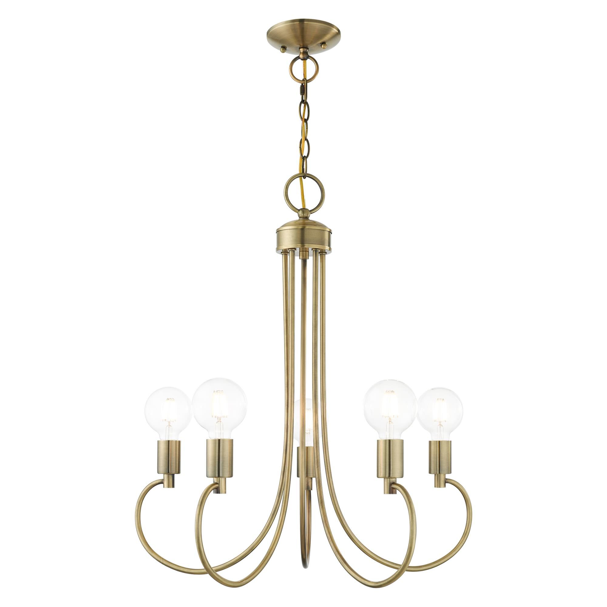 Bari 5 Light Chandelier by Livex Lighting