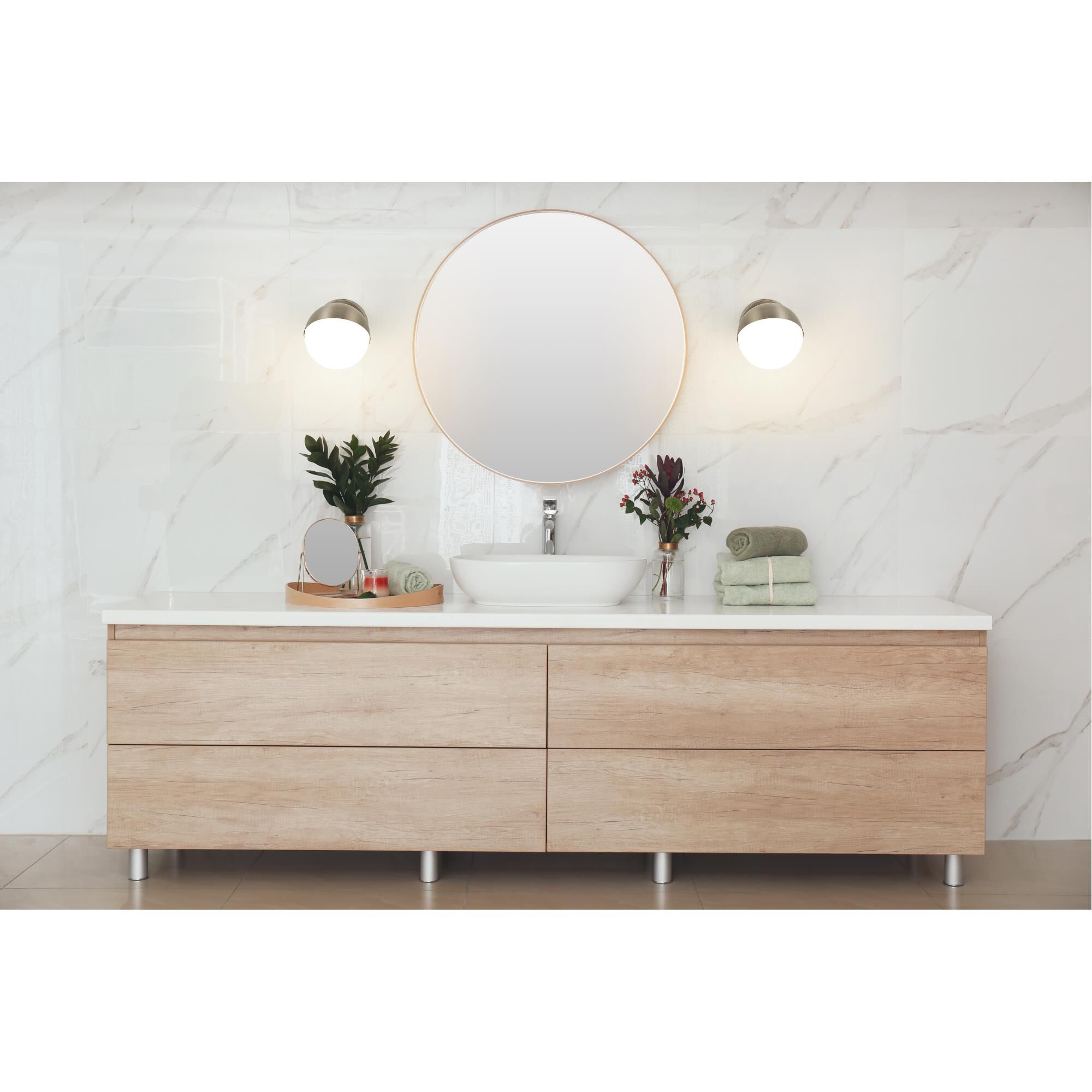 Realm Sphere 6 Inch Wall Sconce by Z Lite