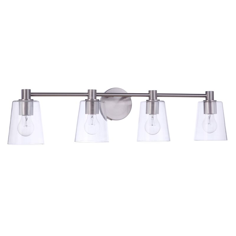 Emilio 32 Inch 4 Light Bath Vanity Light by Craftmade