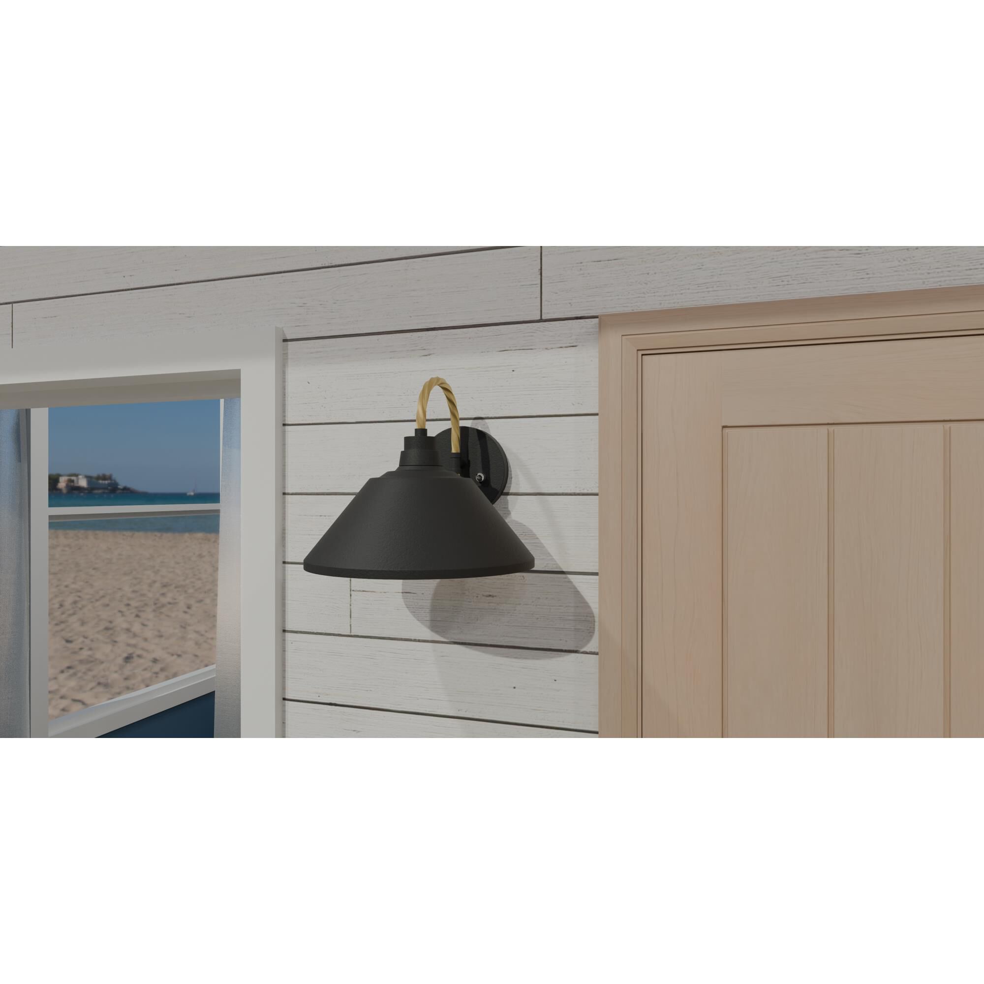 Longshore 11 Inch 1 Light Outdoor Wall Light by Quoizel