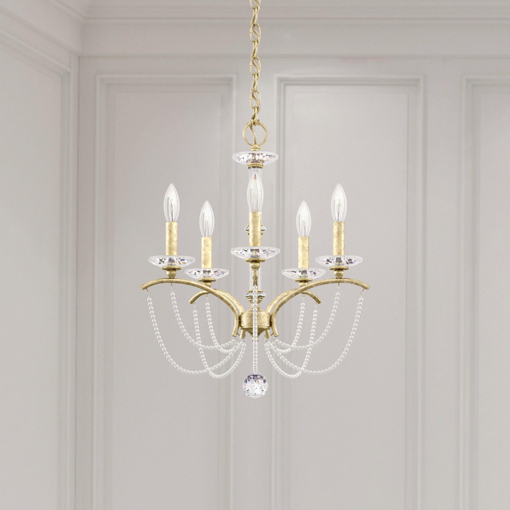 Priscilla 5 Light Mini Chandelier by Schonbek