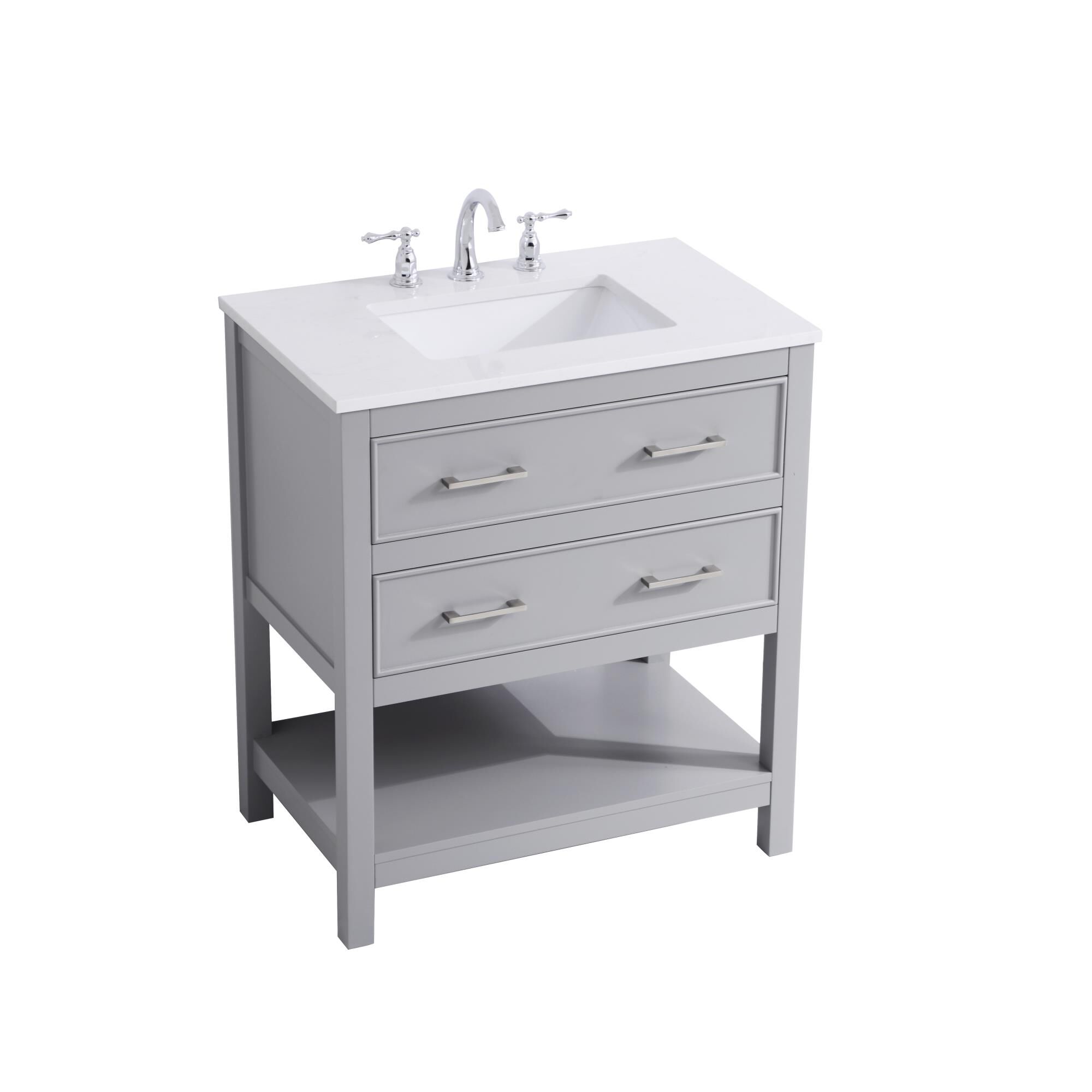 Shown in Grey finish