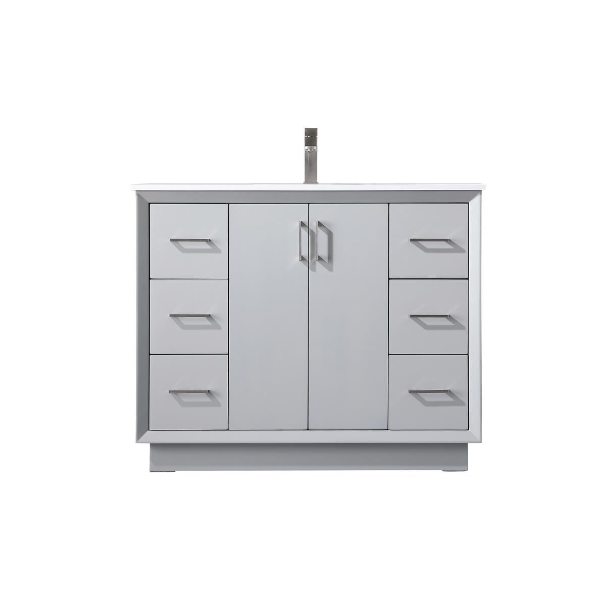 Shown in Grey finish