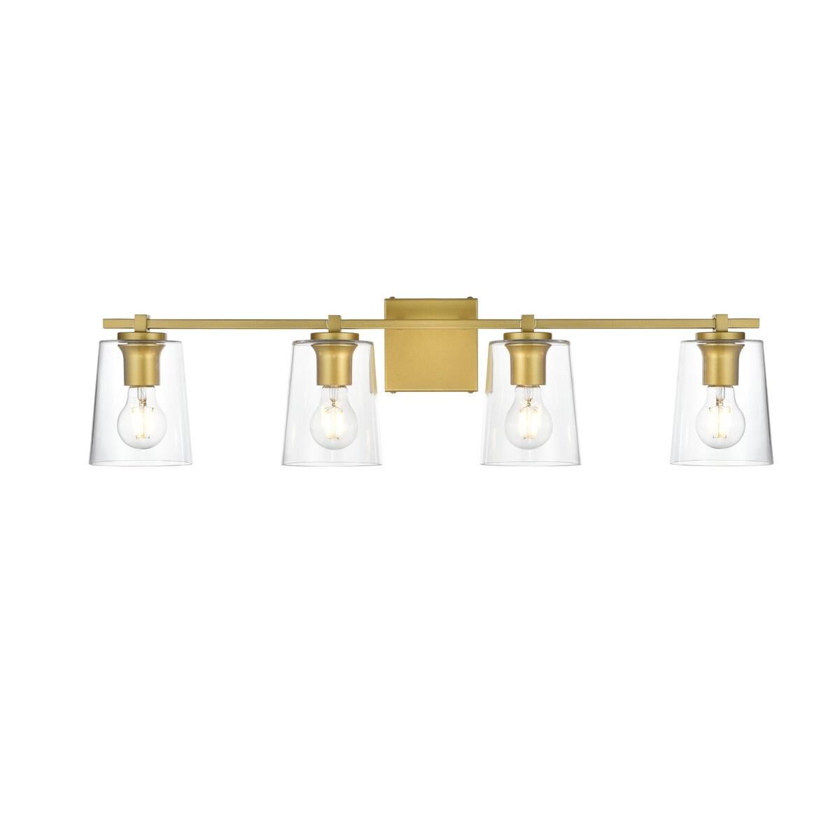 Kacey 33 Inch 4 Light Bath Vanity Light by Elegant Lighting