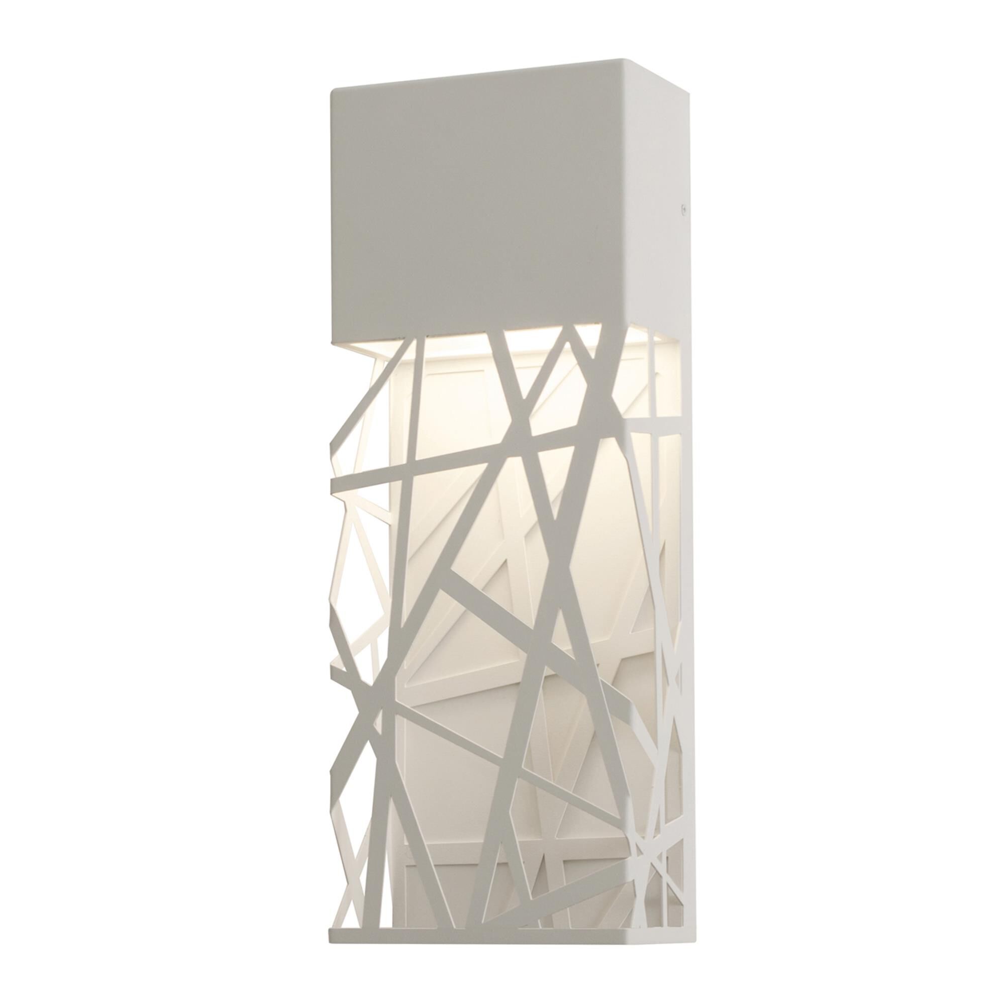 Shown in White finish and Frosted glass and 120-277 Volt Dimmer accent