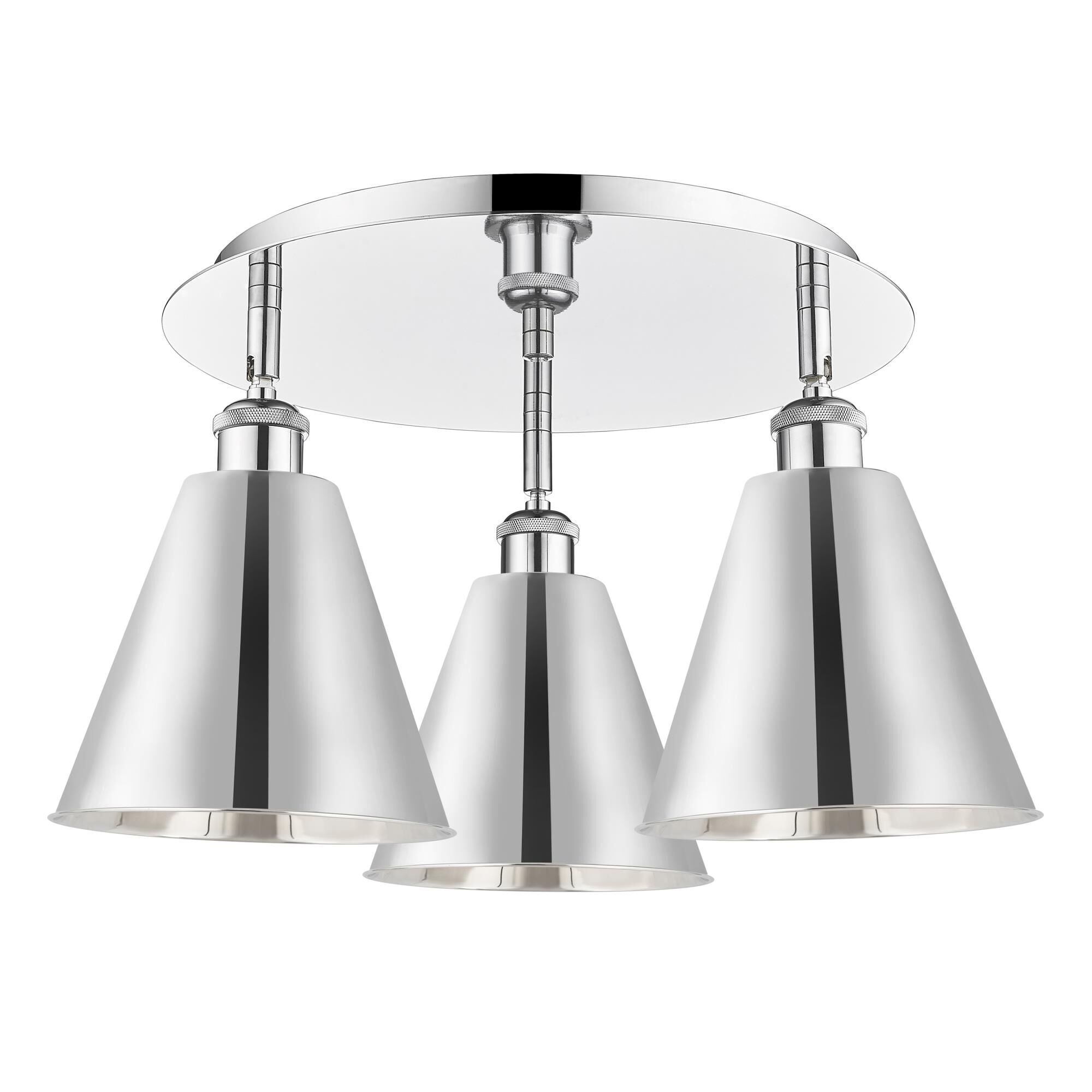 Bruno Marashlian Ballston Cone 20 Inch Flush Mount by Innovations Lighting