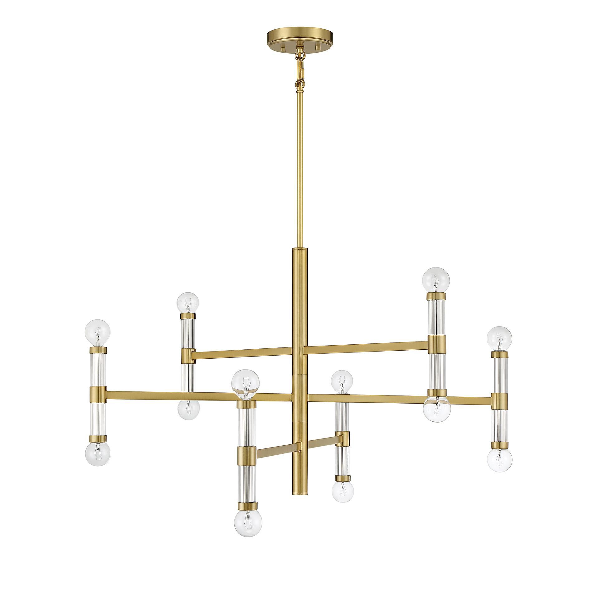 Lighting One Kingsburg 32 Inch 12 Light Chandelier by Savoy House
