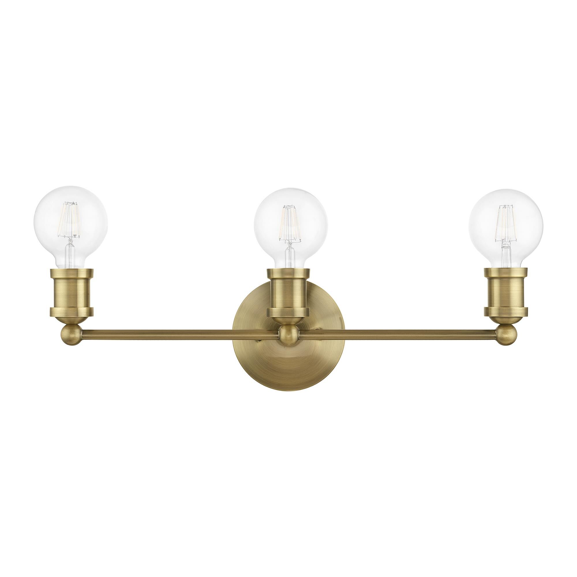 Lansdale 20 Inch 3 Light Bath Vanity Light by Livex Lighting