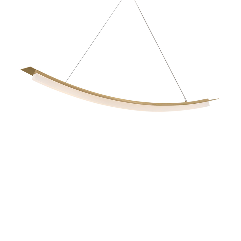 Kaguya 60 Inch Linear Chandelier by Sonneman