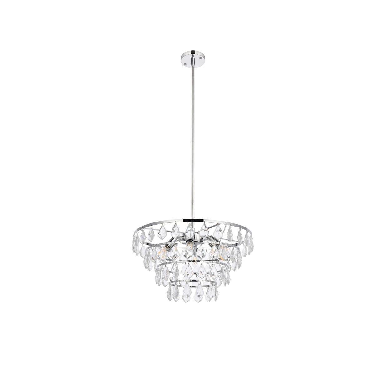 Ella 20 Inch Large Pendant by Elegant Lighting