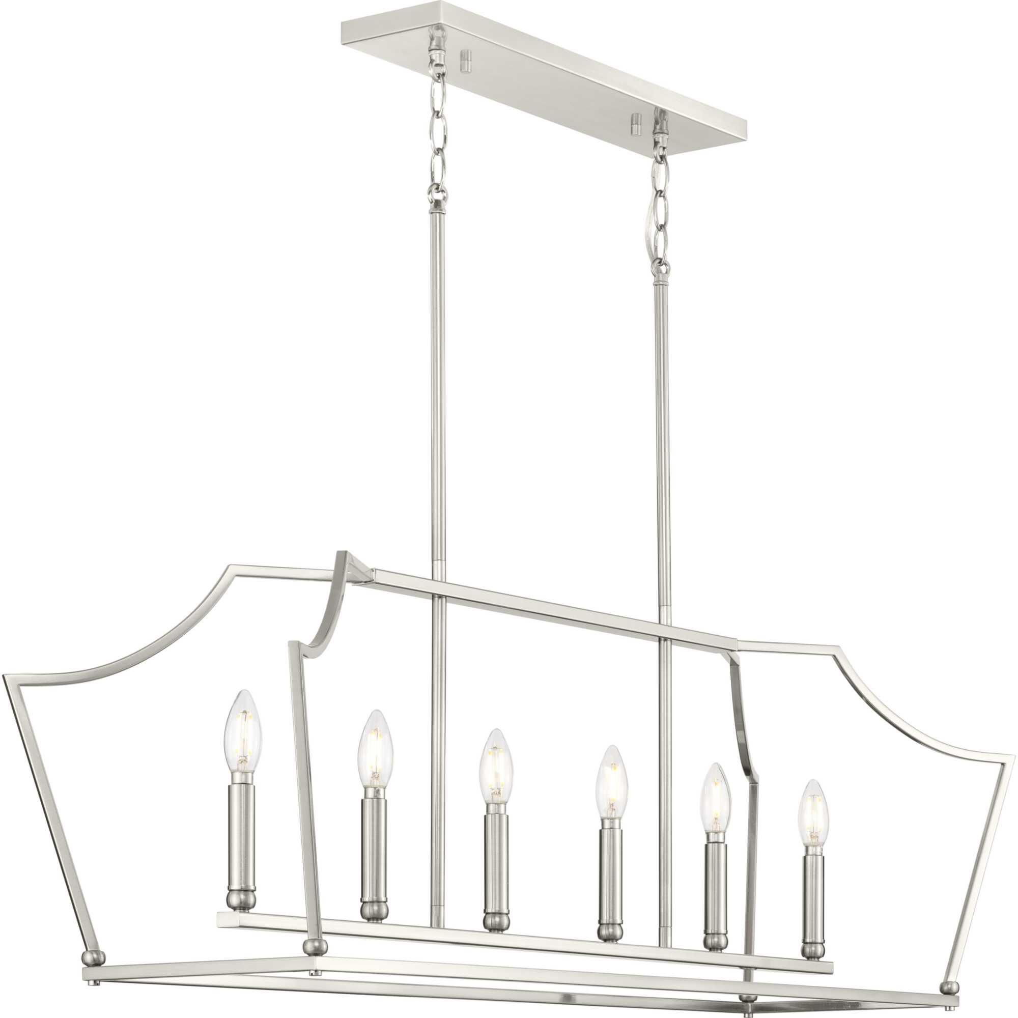 Parkhurst 42 Inch 6 Light Linear Suspension Light by Progress Lighting
